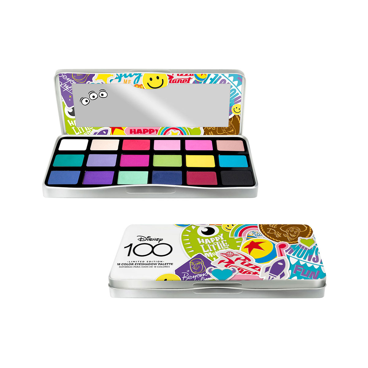 Paleta de Sombras Disney Happy Faces 18 Tonos