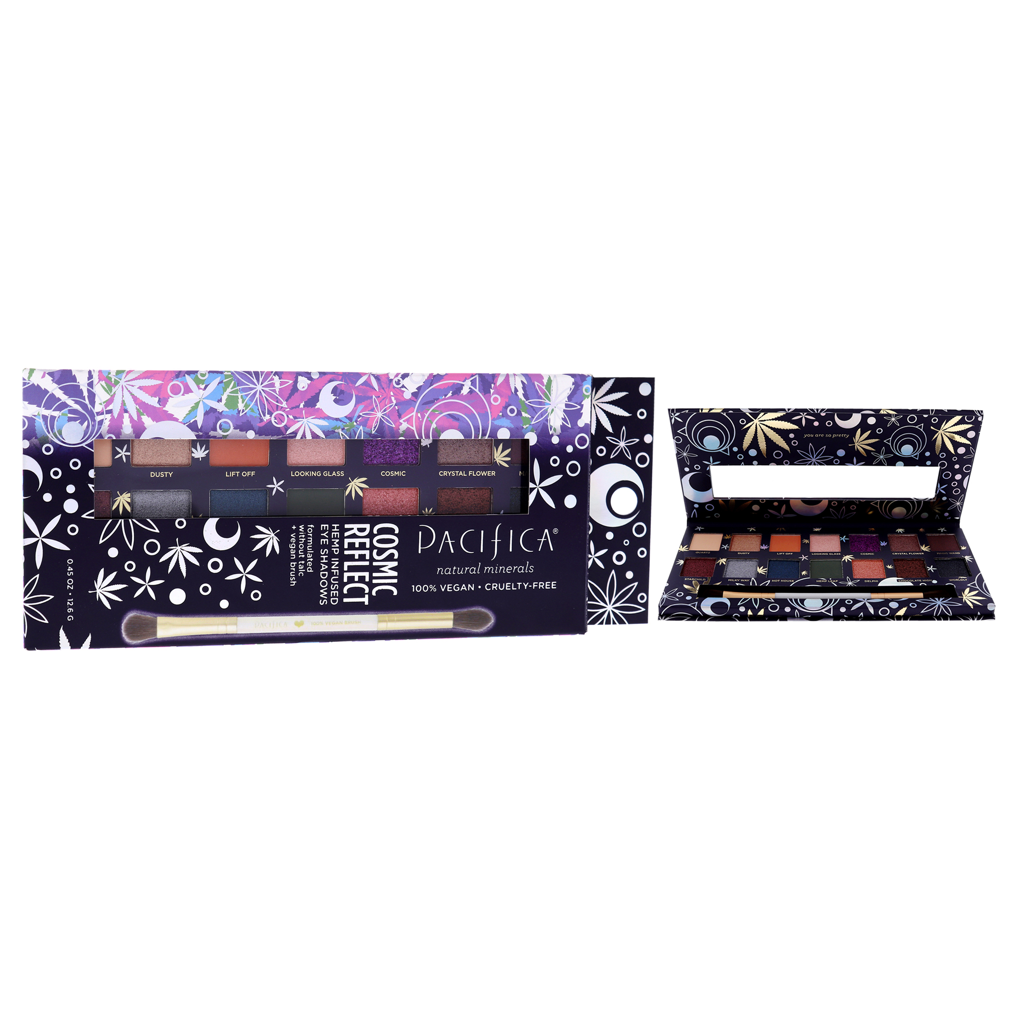 Foto 3 | Cosmic Reflect Hemp Infused Eye Shadows Pacifica Multicolor