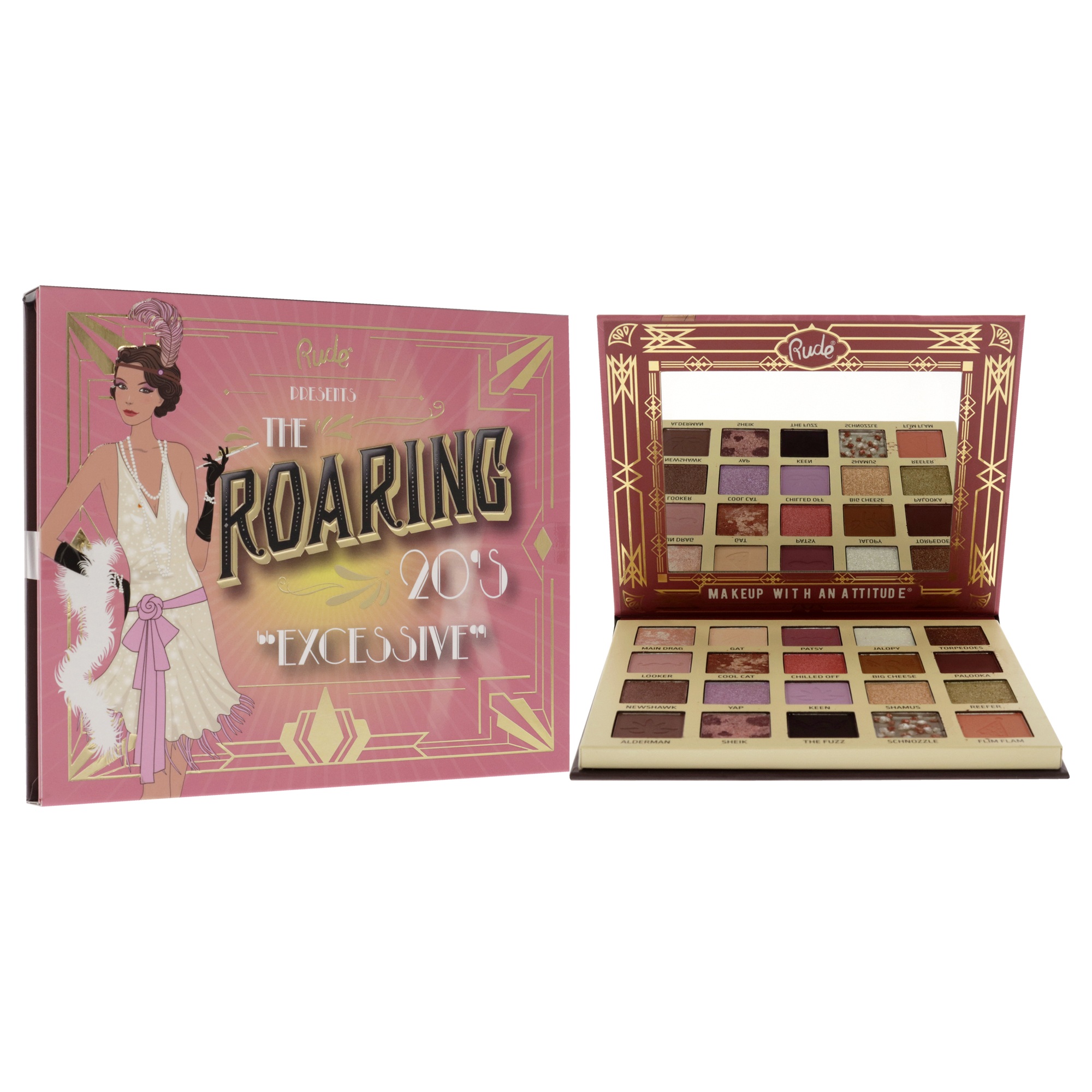 Foto 4 pulgar | The Roaring 20s Eyeshadow Palette - Excessive Rude Cosmetics Multicolor