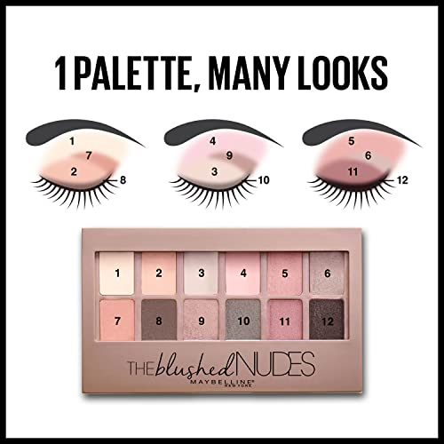 Foto 5 | Venta Internacional-Sombras para Ojos Maybelline New York The Blushed Nudes