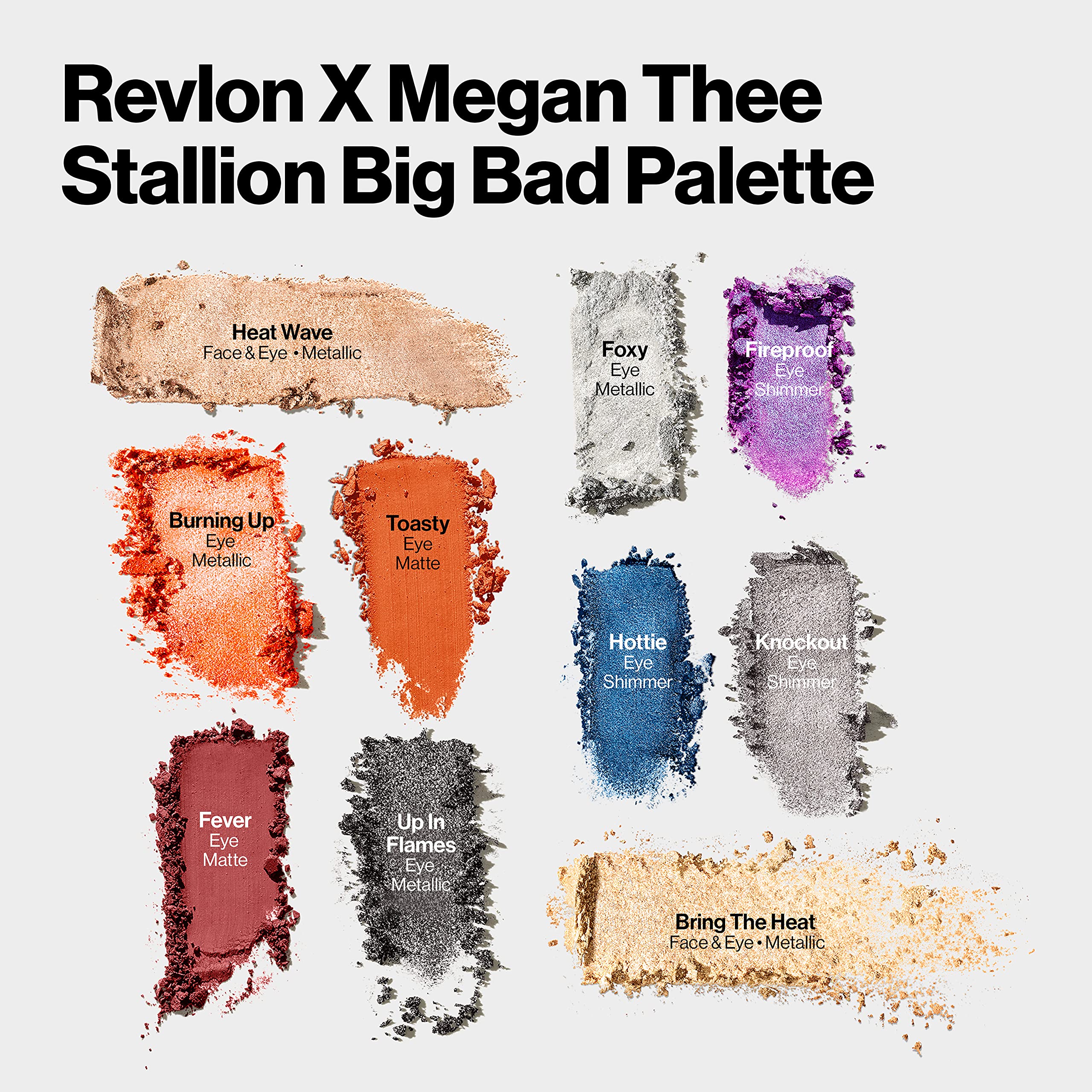 Foto 8 pulgar | Venta Internacional - Paleta De Sombras De Ojos Revlon Big Bad Face X Megan Thee Stallion