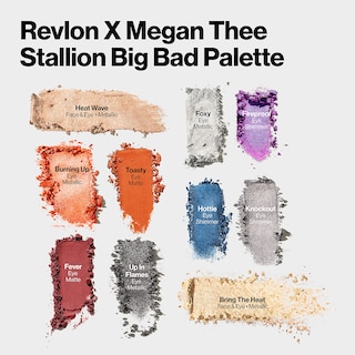 Foto 7 | Venta Internacional - Paleta De Sombras De Ojos Revlon Big Bad Face X Megan Thee Stallion