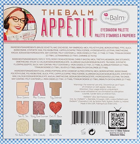 Foto 5 pulgar | Venta Internacional - Set De Paleta De Sombras De Ojos Thebalm Appetit, De Larga D