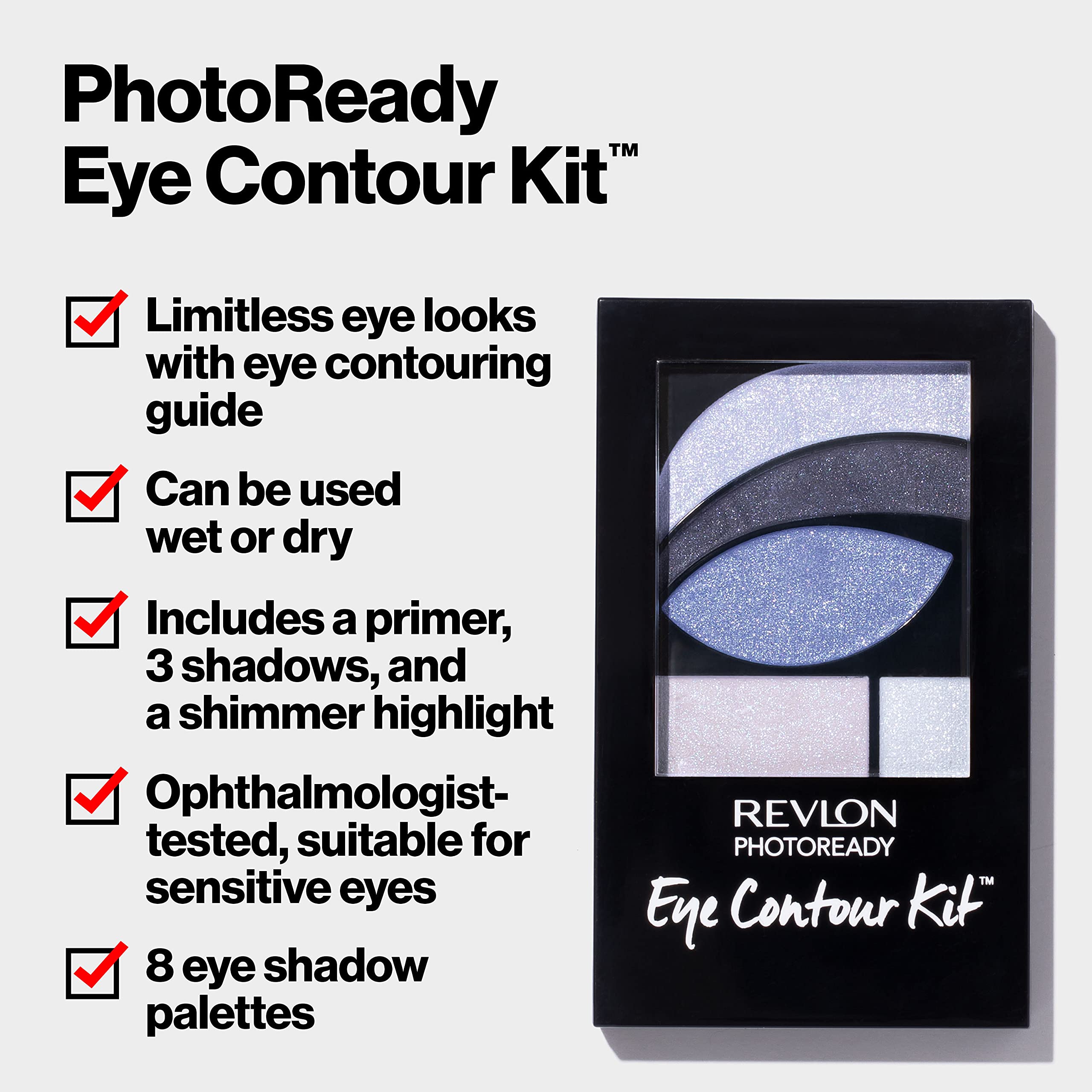 Foto 4 pulgar | Paleta de Sombras de Ojos Revlon Photoready Eye Contour Kit - Venta Internacional