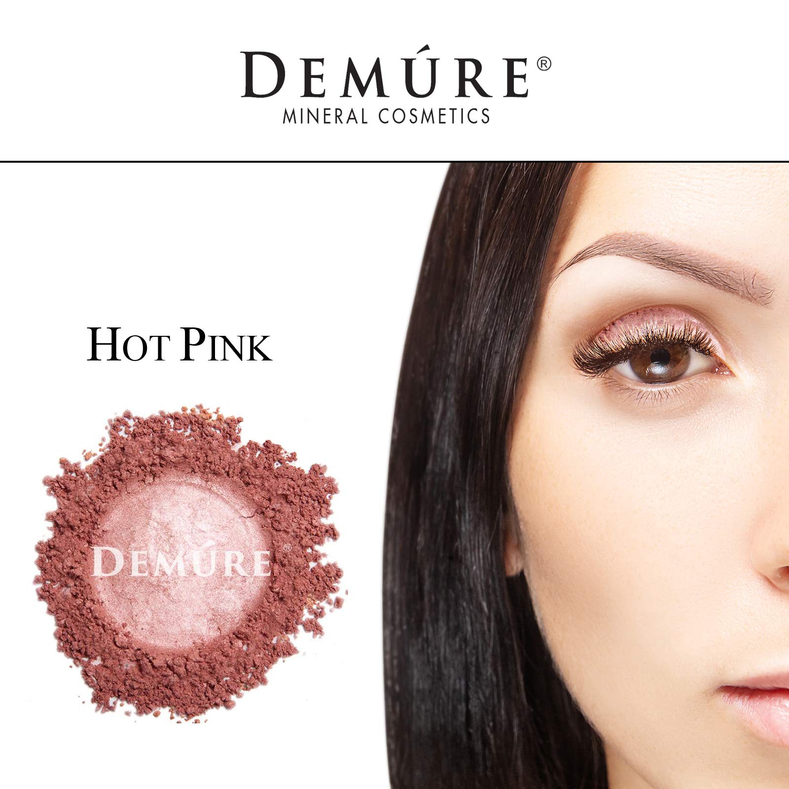 Foto 5 pulgar | Sombra de Ojos Demúre Mineral Make Up Hot Pink Shimmer 33 Tonos - Venta Internacional