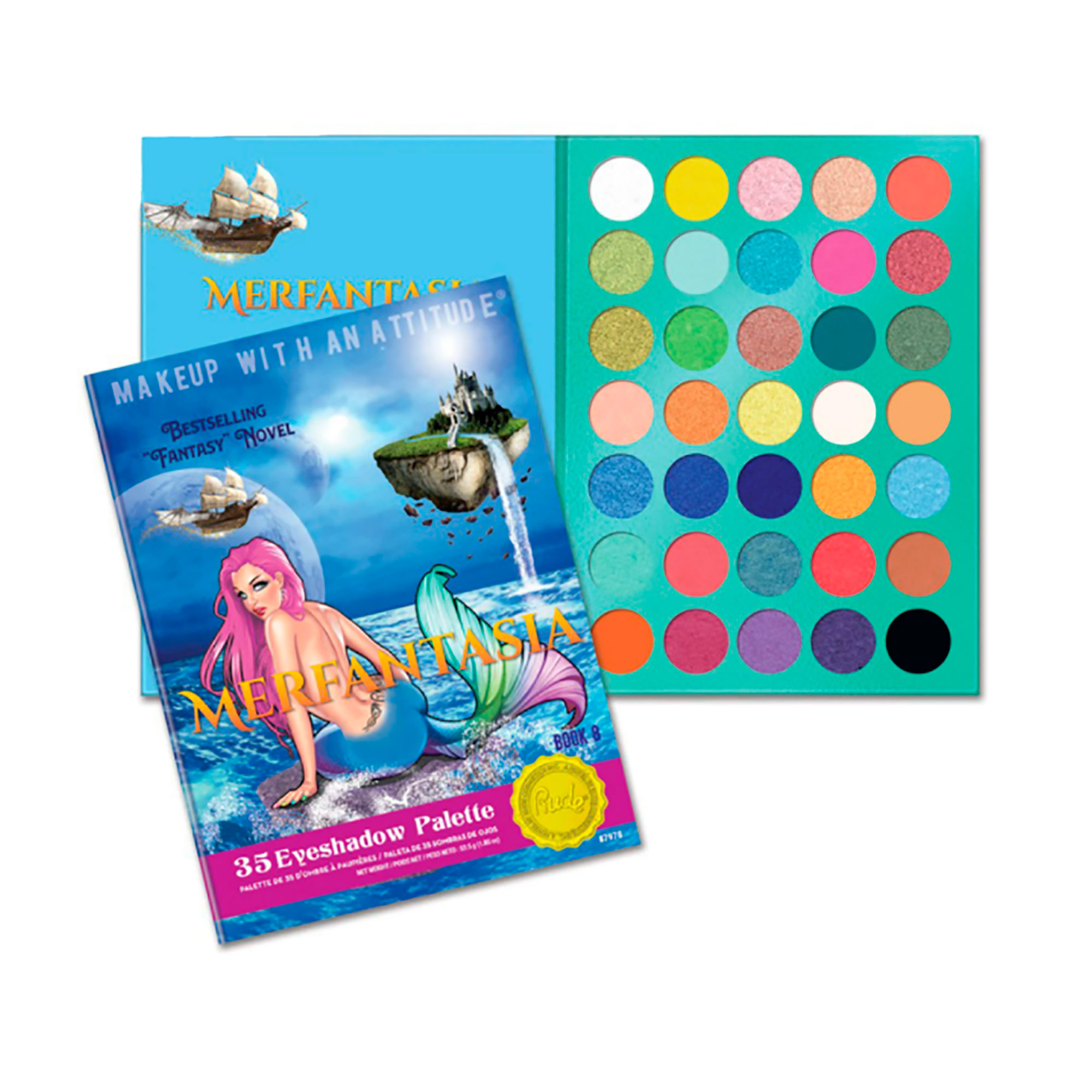 Sombras para Ojos Rude Cosmetics Merfantasia Book 8