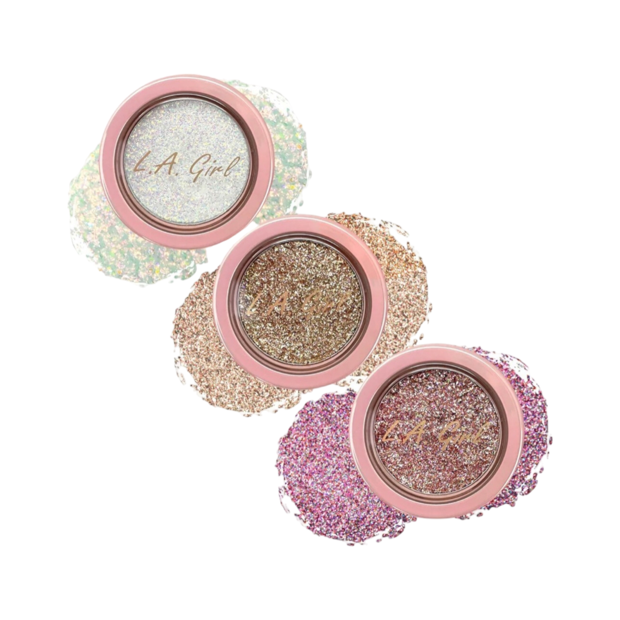 Foto 2 | Set de 3 Sombras Glitter: Glitter L.a Girl G43311