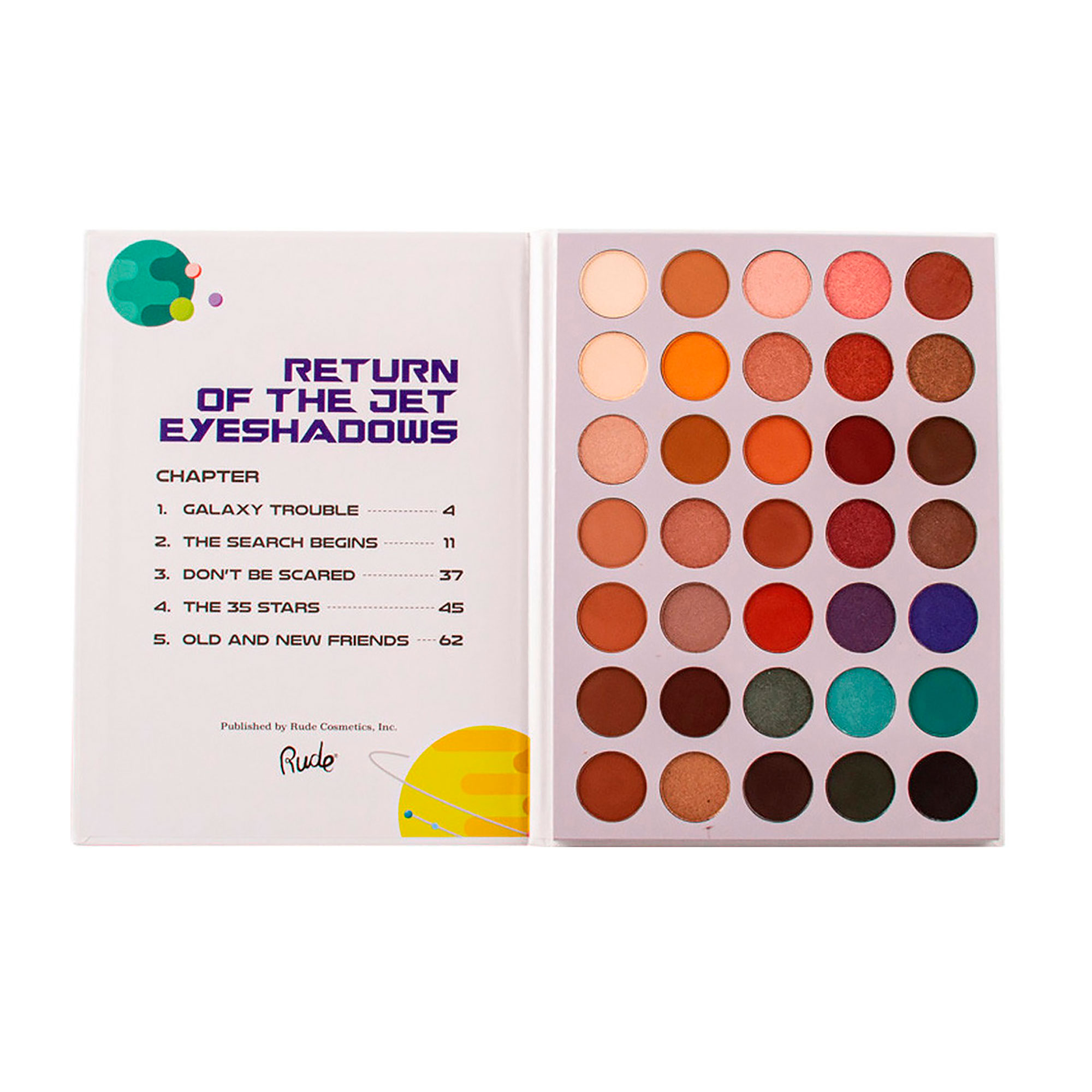 Paleta de Sombras Return Of The Jet Eyeshadows  Book 4  Rude