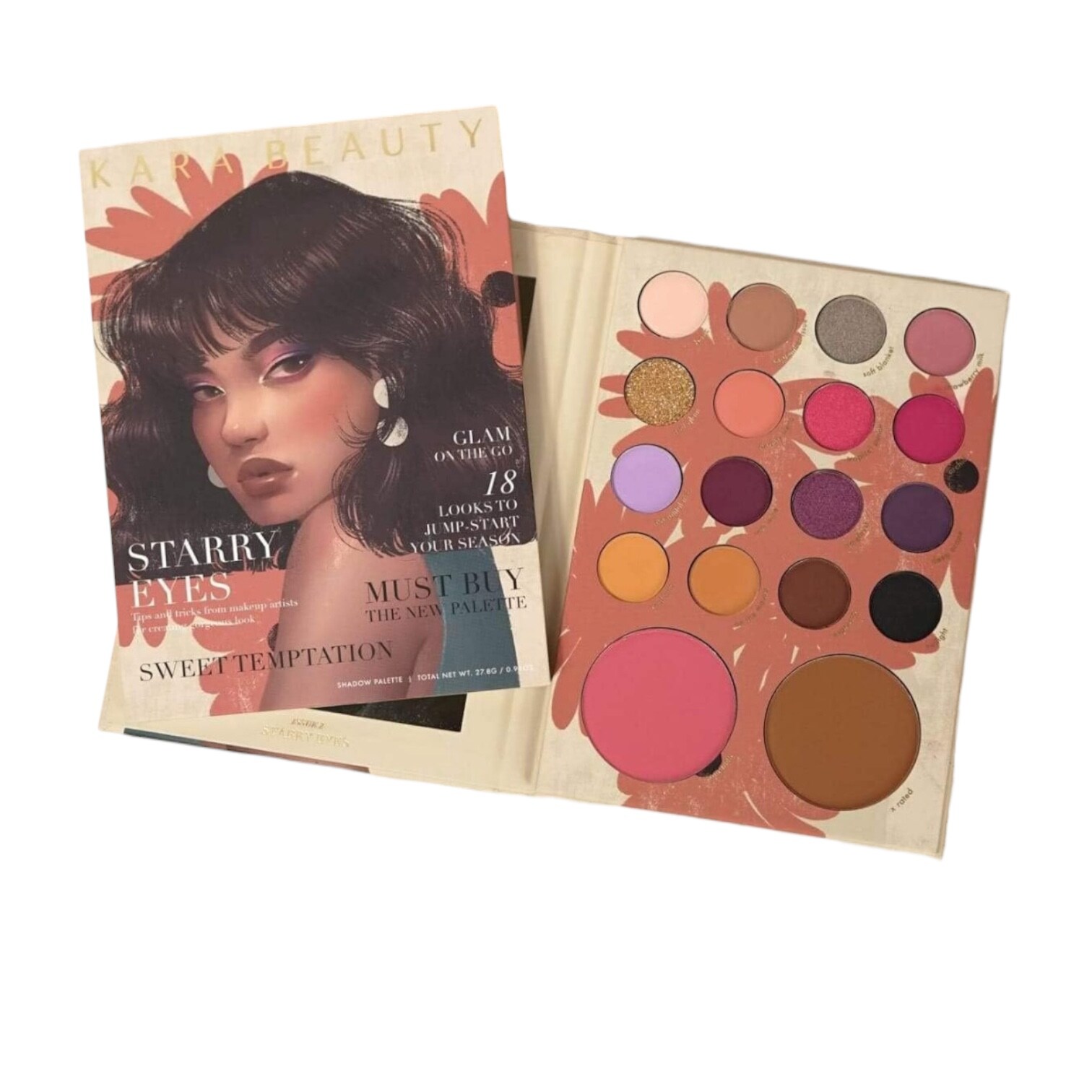 Paleta De Sombras Starry Eyes Kara Beauty $699
