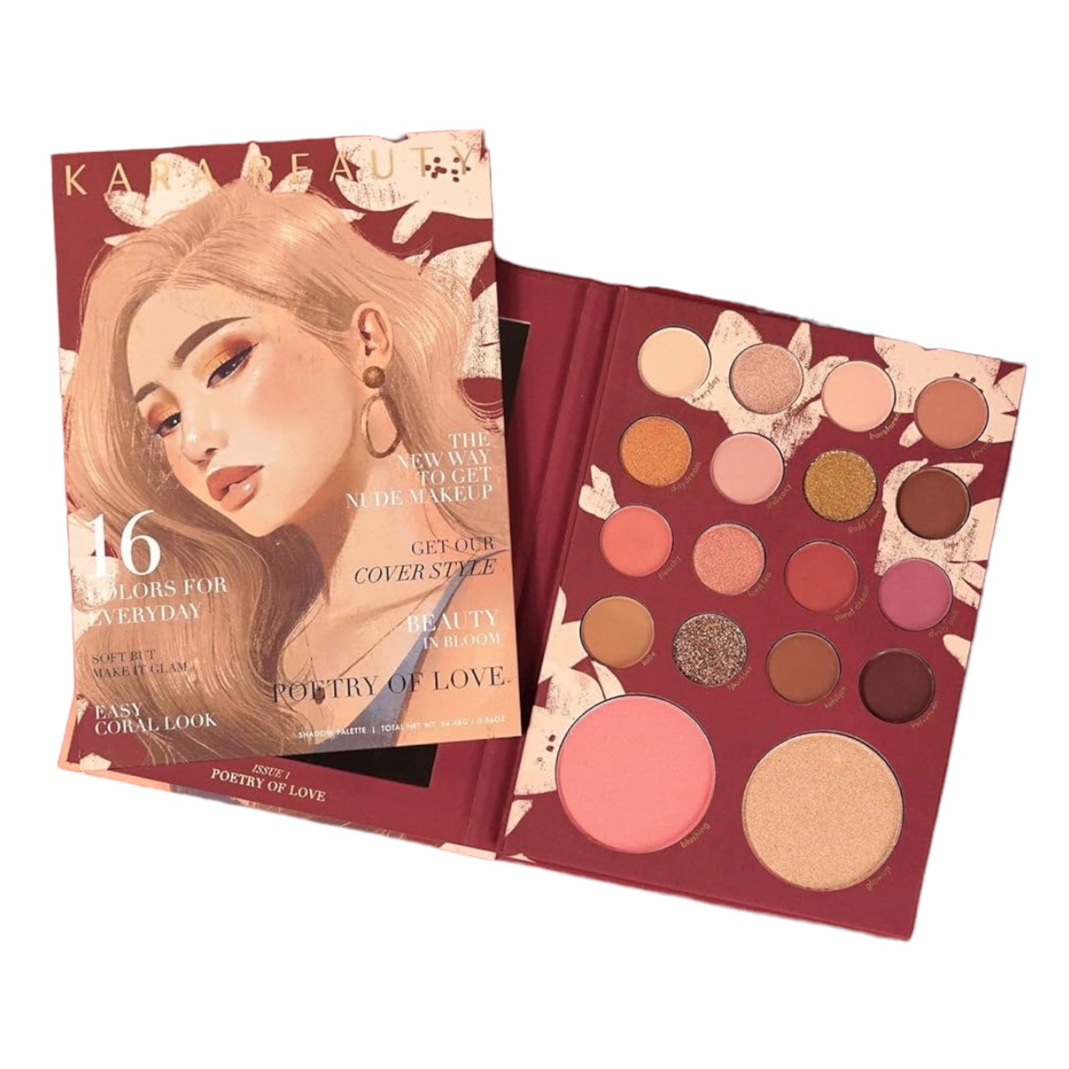 Paleta De Sombras Poetry Of Love Kara Beauty