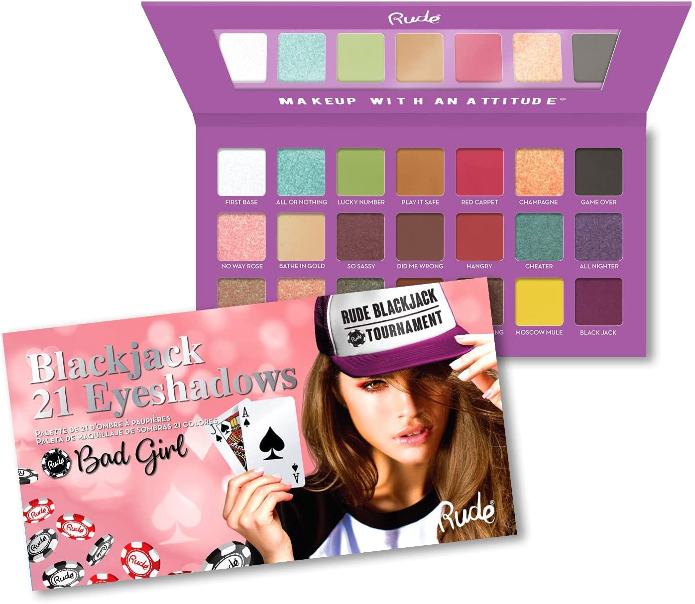 Paleta de Sombras Blackjack 21 Bad Girl Rude