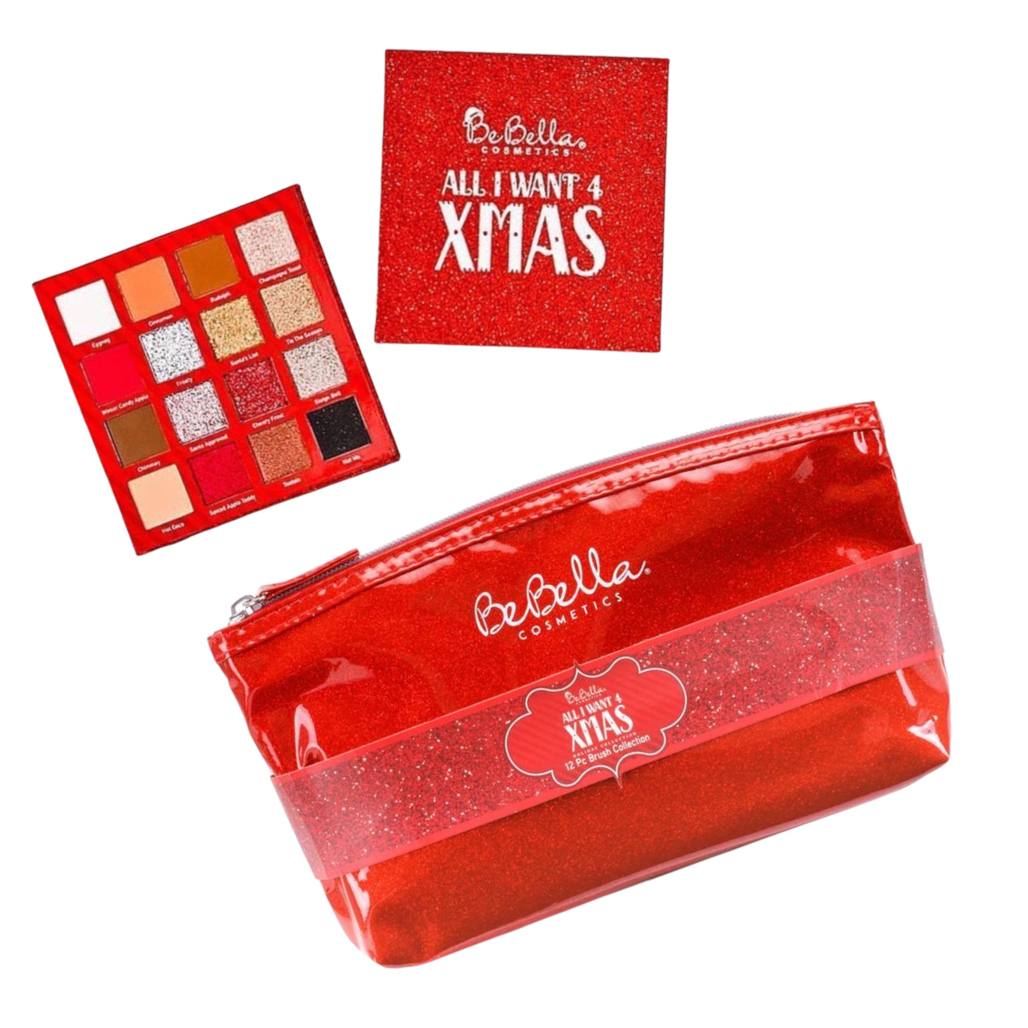 Foto 1 | Set de 12 Brochas Y Paleta De Sombras - All I Want 4 Xmas