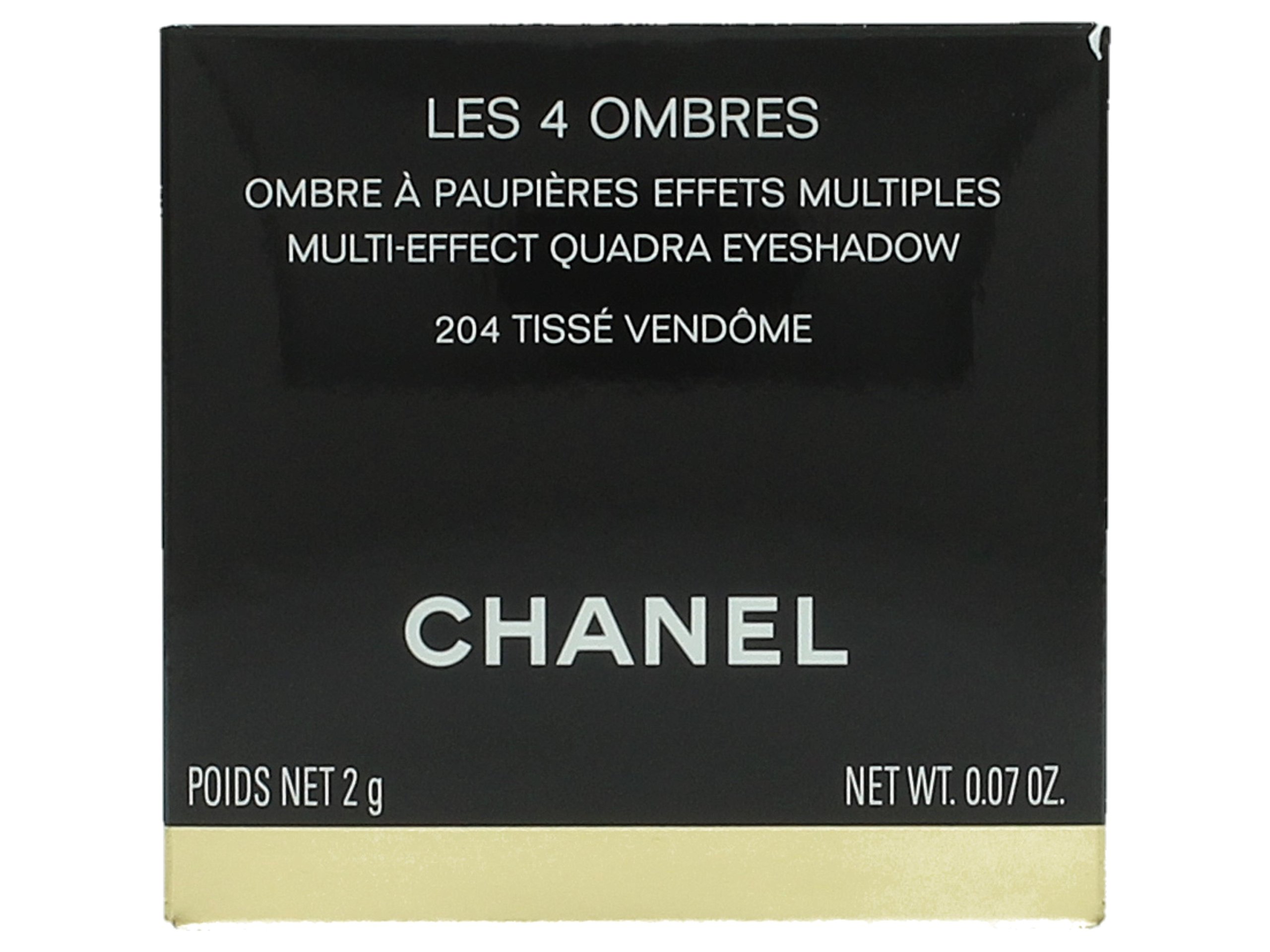 Foto 3 pulgar | Sombra De Ojos Chanel Les 4 Ombres Multieffect Quadra Nº 204 - Venta Internacional.