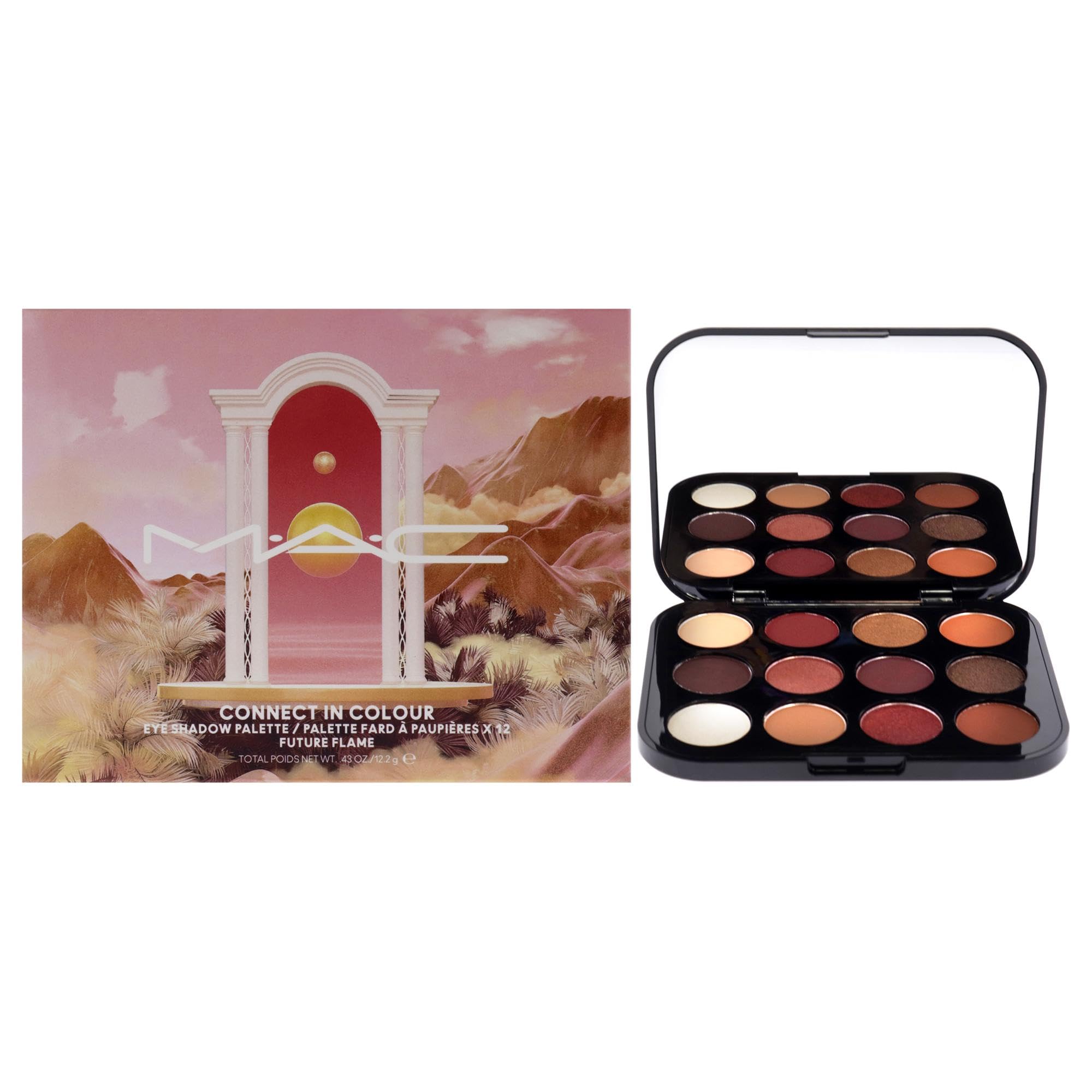 Paleta De Sombras De Ojos Mac Connect In Colour Future Flame 12 Ml - Venta Internacional.