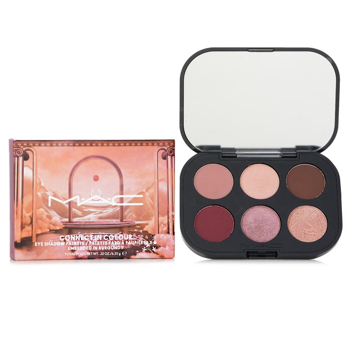 Foto 2 | Paleta De Sombras De Ojos Mac Connect En Color Con 6 Sombras - Venta Internacional.