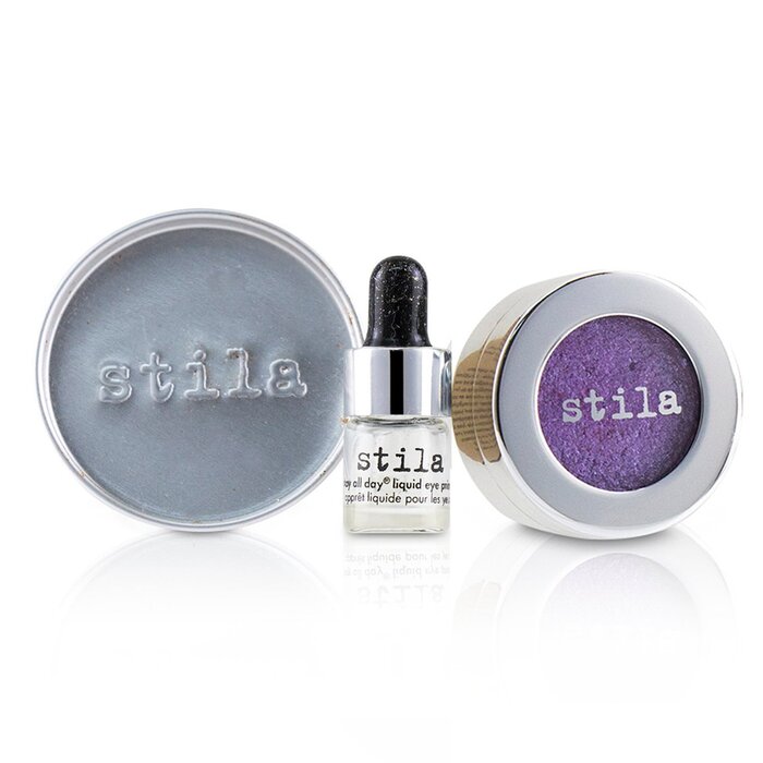 Sombra De Ojos Stila Magnificent Metals Con Acabado Laminado Metallic Vio - Venta Internacional.