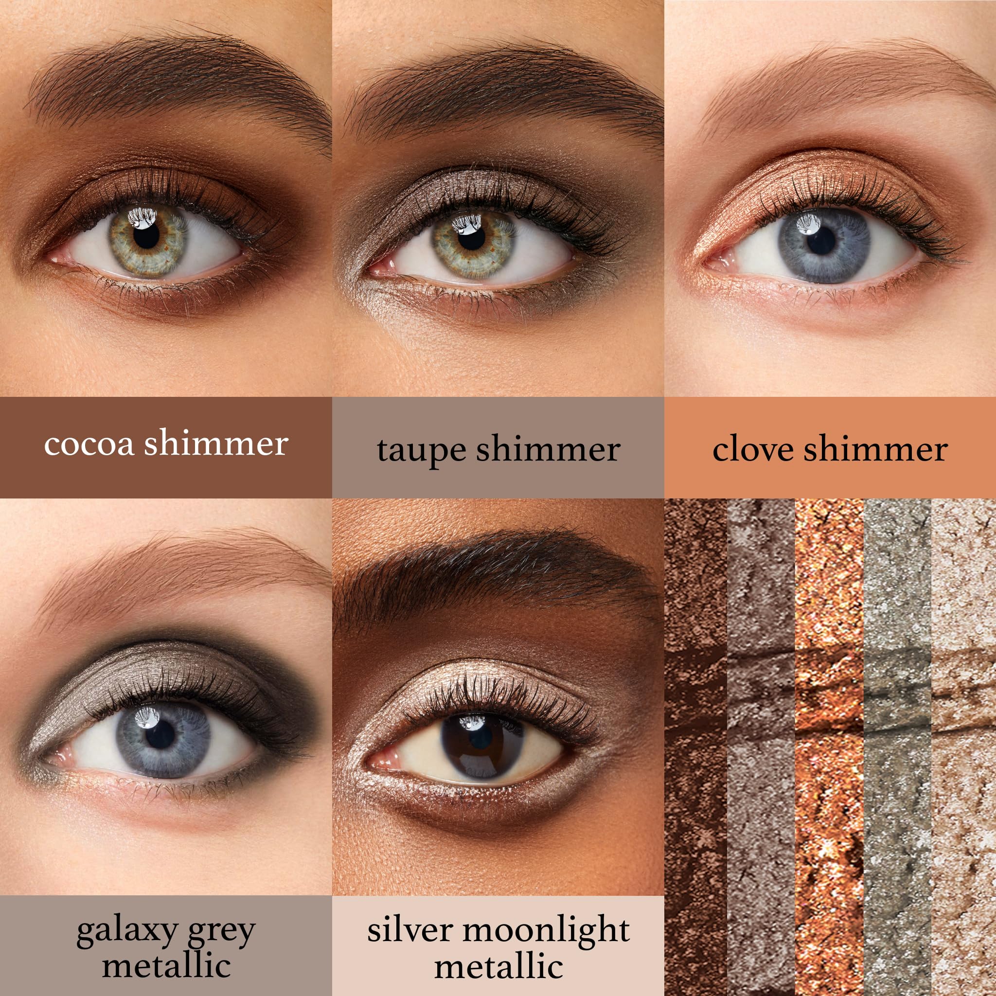 Foto 4 pulgar | Paleta De Sombras De Ojos Julep Eyeshadow 101 Crème To Powder, 10 Unidades - Venta Internacional.