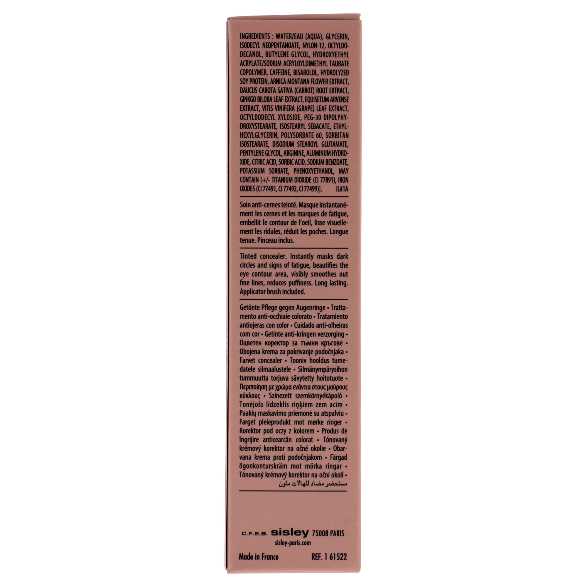 Foto 7 pulgar | Corrector De Ojos Sisley Phyto Cernes Eclat 02 Tintado Para Mujer - Venta Internacional.