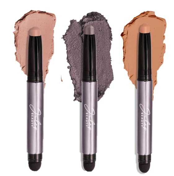 Juego De Sombras De Ojos Julep Eyeshadow 101 Trio, Impermeable, Juego De 3 Piezas - Venta Internacional.
