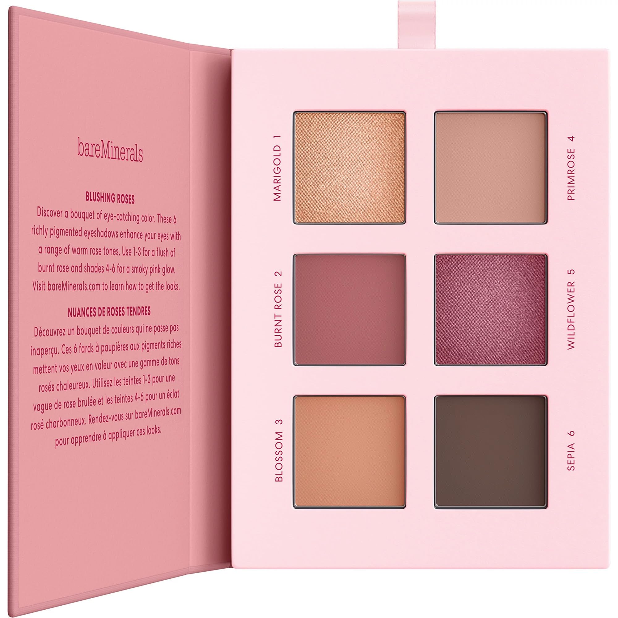 Paleta De Sombras De Ojos Bareminerals Mineralist Rosewood Vegan - Venta Internacional.