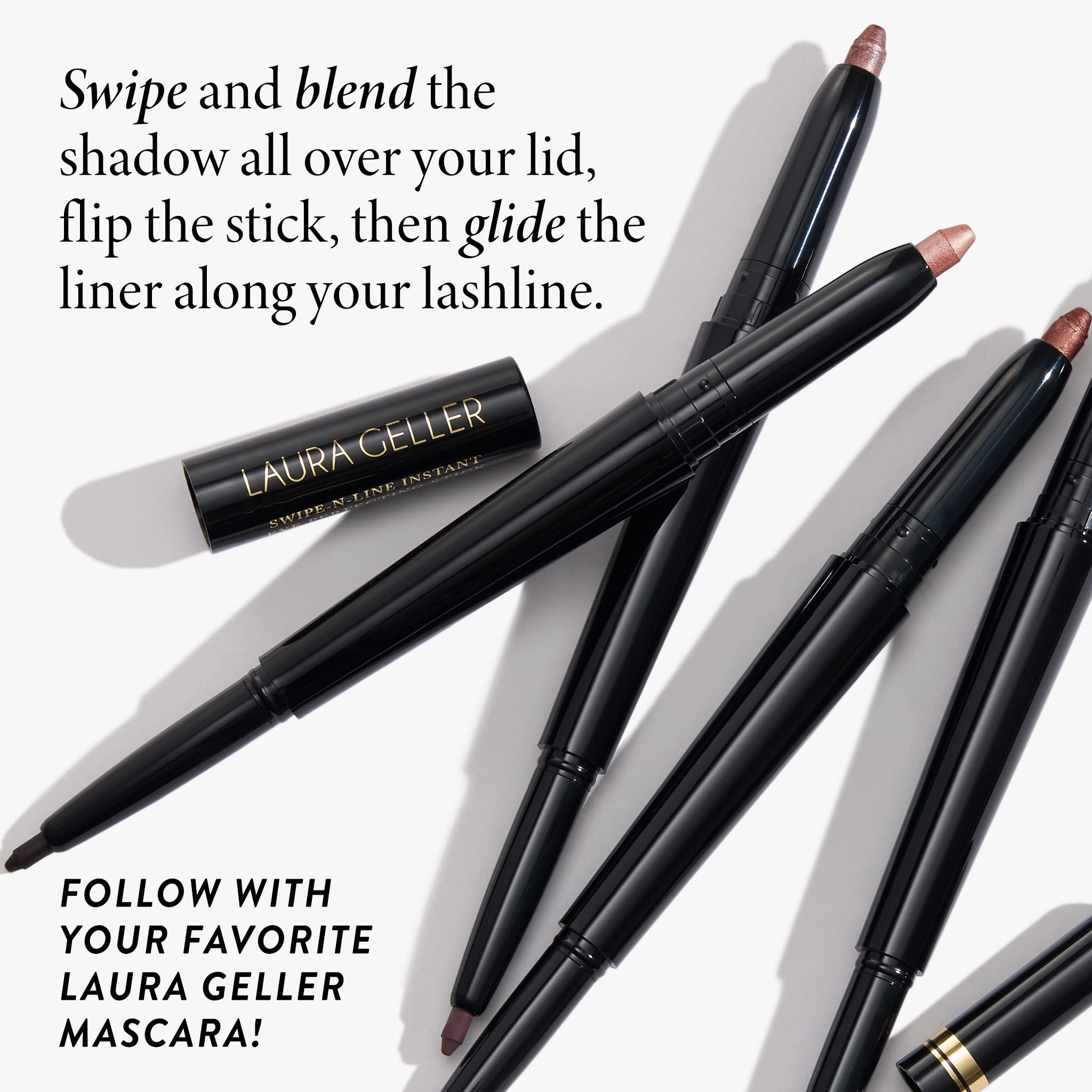 Foto 3 | Sombra De Ojos + Delineador De Ojos Laura Geller New York Swipe-n-line - Venta Internacional.