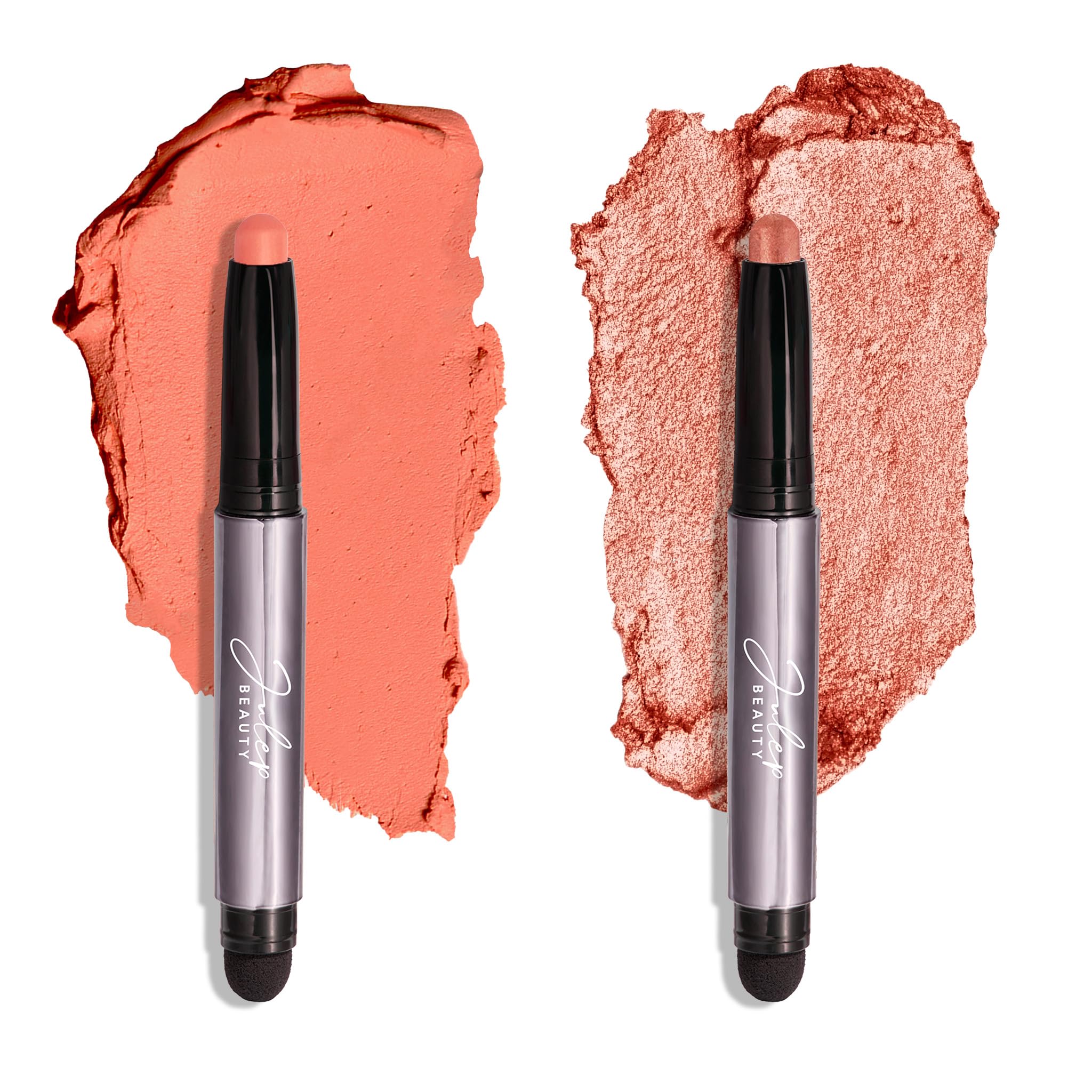 Foto 2 pulgar | Set De Sombras De Ojos Julep Eyeshadow 101 Duo Papaya Matte & Tigers Eye - Venta Internacional.
