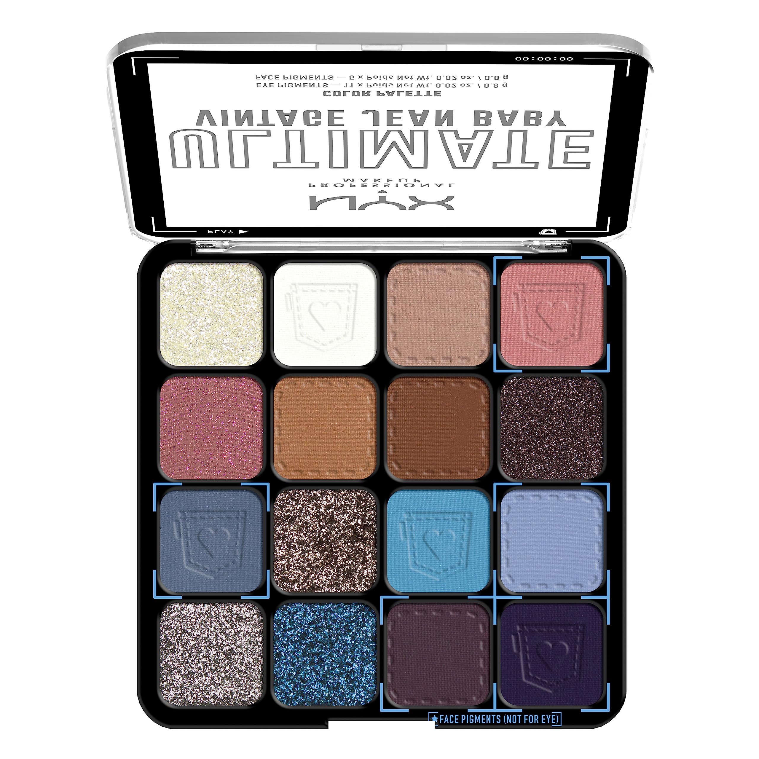 Foto 3 pulgar | Paleta De Sombras De Ojos Nyx Professional Makeup Ultimate Shadow - Venta Internacional.