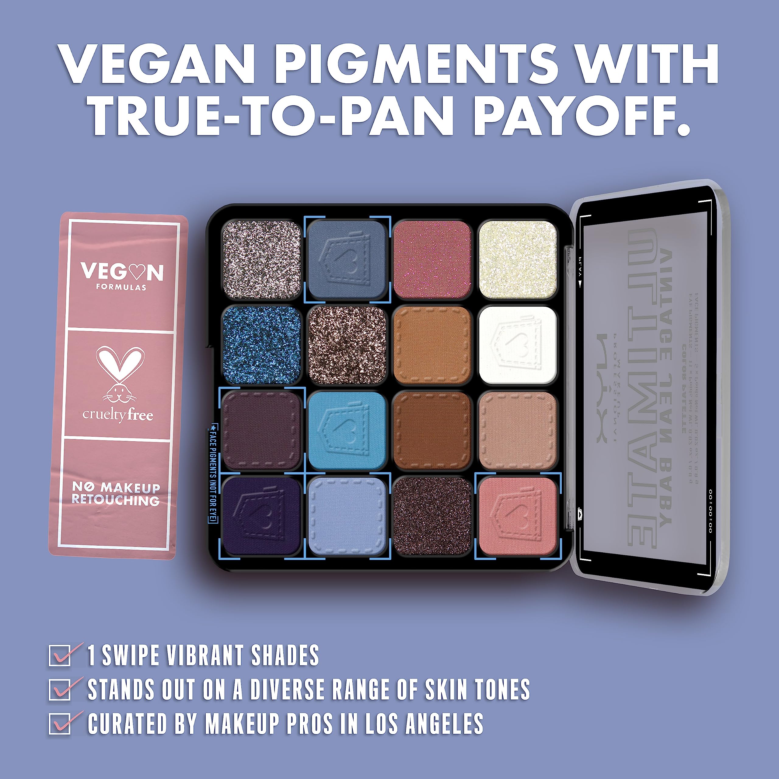 Foto 4 pulgar | Paleta De Sombras De Ojos Nyx Professional Makeup Ultimate Shadow - Venta Internacional.