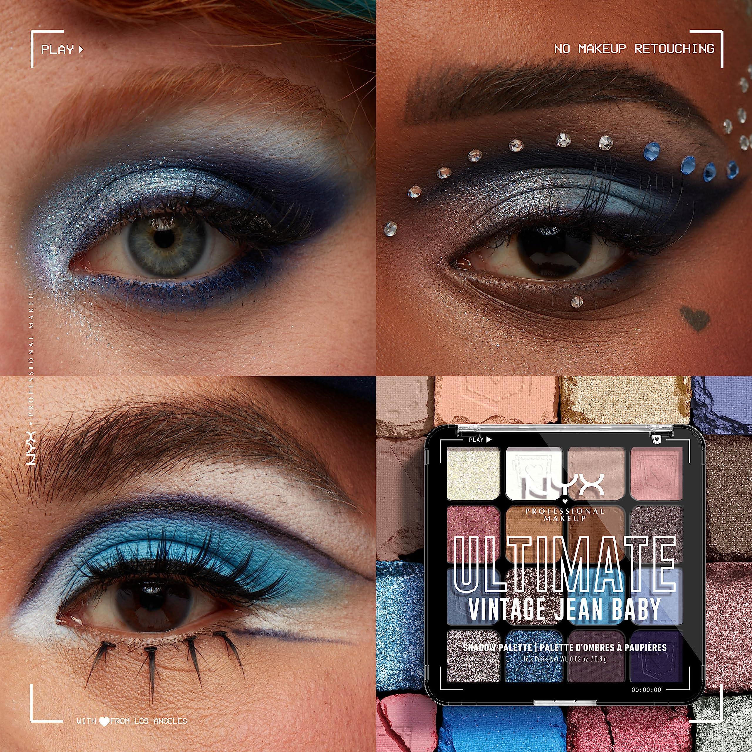 Foto 5 pulgar | Paleta De Sombras De Ojos Nyx Professional Makeup Ultimate Shadow - Venta Internacional.