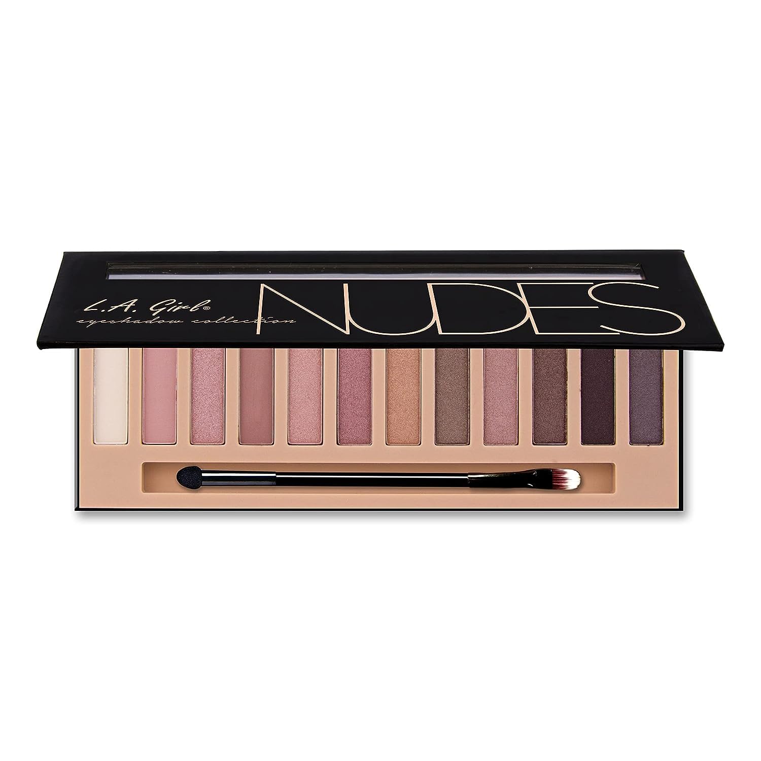 Foto 3 pulgar | Paleta De Sombras De Ojos L.a. Colors L.a. Girl Beauty Brick Nudes - Venta Internacional.