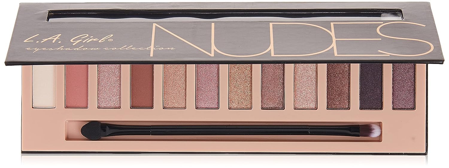 Foto 7 pulgar | Paleta De Sombras De Ojos L.a. Colors L.a. Girl Beauty Brick Nudes - Venta Internacional.