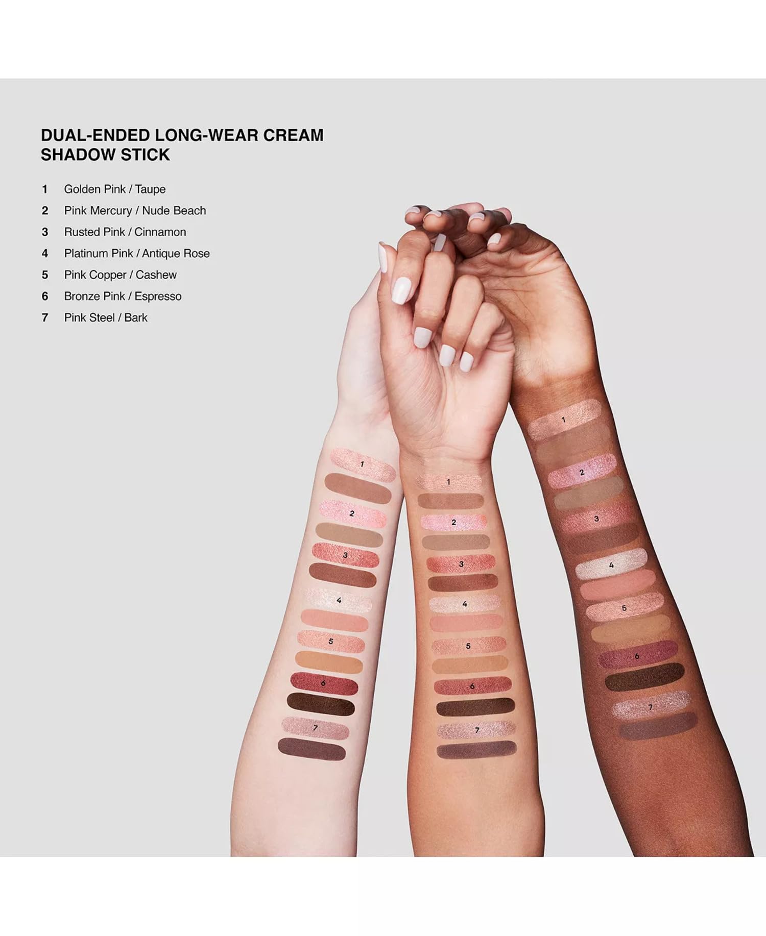 Foto 4 pulgar | Sombra De Ojos Bobbi Brown, Crema De Larga Duración, Corteza De Acero Rosa, 1,5 Ml - Venta Internacional.