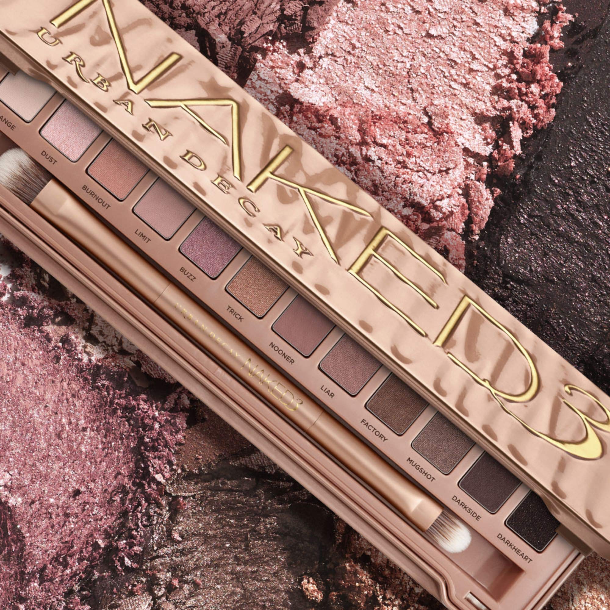 Foto 7 | Paleta De Sombras De Ojos Urban Decay Naked 3 Con Pincel De 12 Tonos - Venta Internacional.