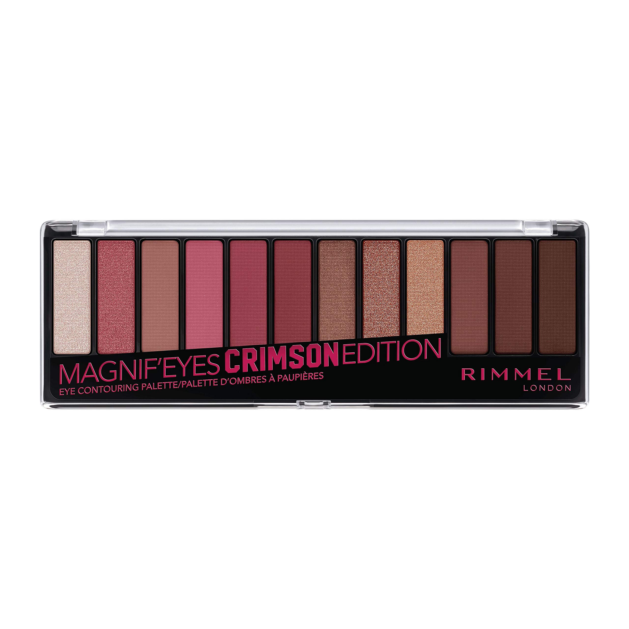 Paleta De Sombras De Ojos Rimmel London Magnif'eyes 007 Crimson 15 Ml - Venta Internacional.