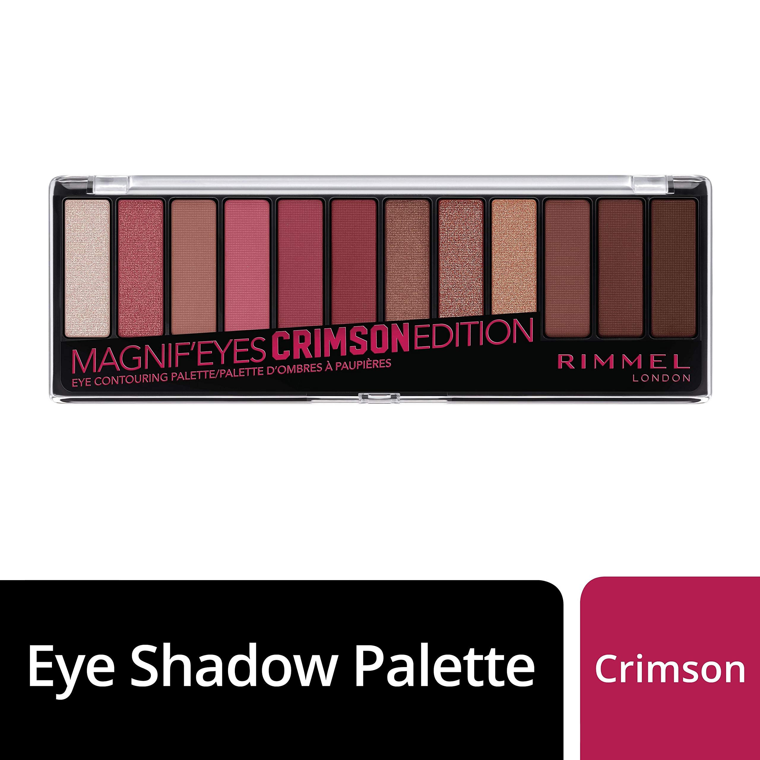 Foto 4 pulgar | Paleta De Sombras De Ojos Rimmel London Magnif'eyes 007 Crimson 15 Ml - Venta Internacional.