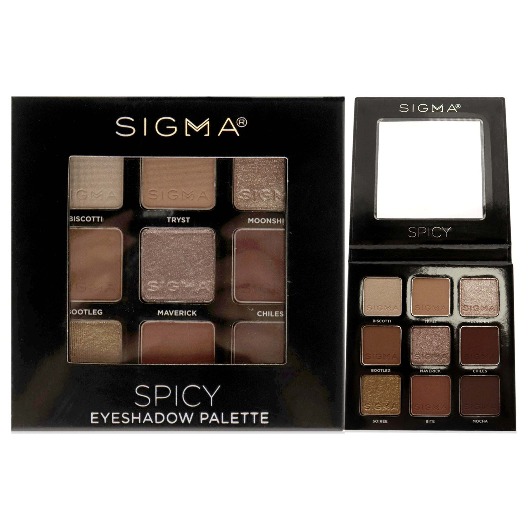 Paleta De Ojos Sigma Spicy, 0.32 Onzas - Venta Internacional.