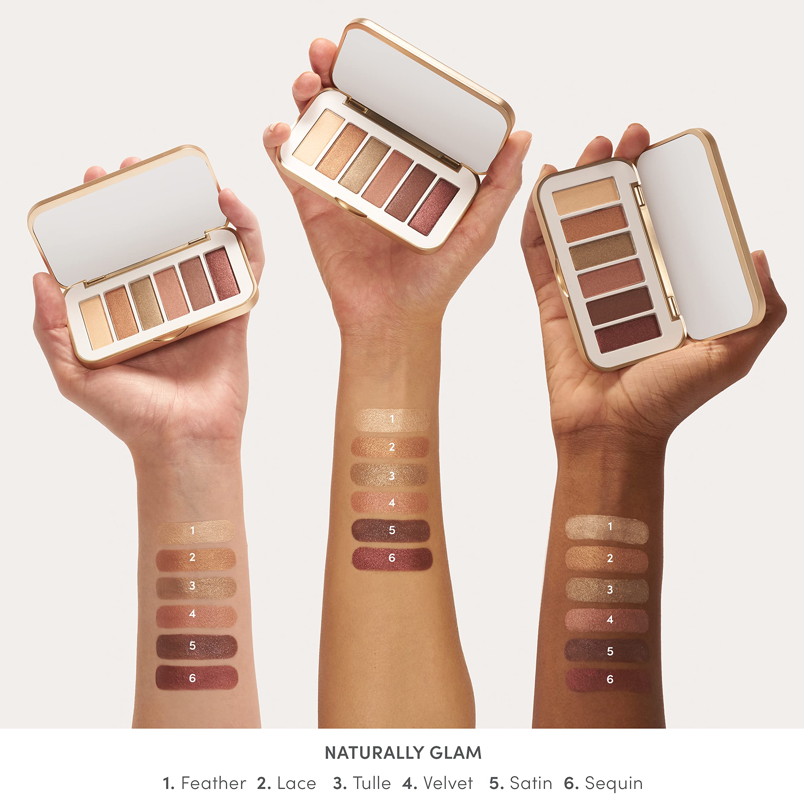 Foto 4 | Paleta De Sombras De Ojos Jane Iredale Purepressed Naturally Glam - Venta Internacional.