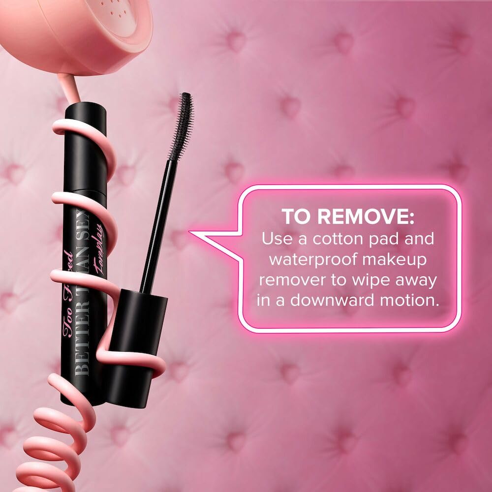 Foto 7 pulgar | Máscara De Pestañas Too Faced Better Than Sex Foreplay, 8 Ml, Color Negro - Venta Internacional.