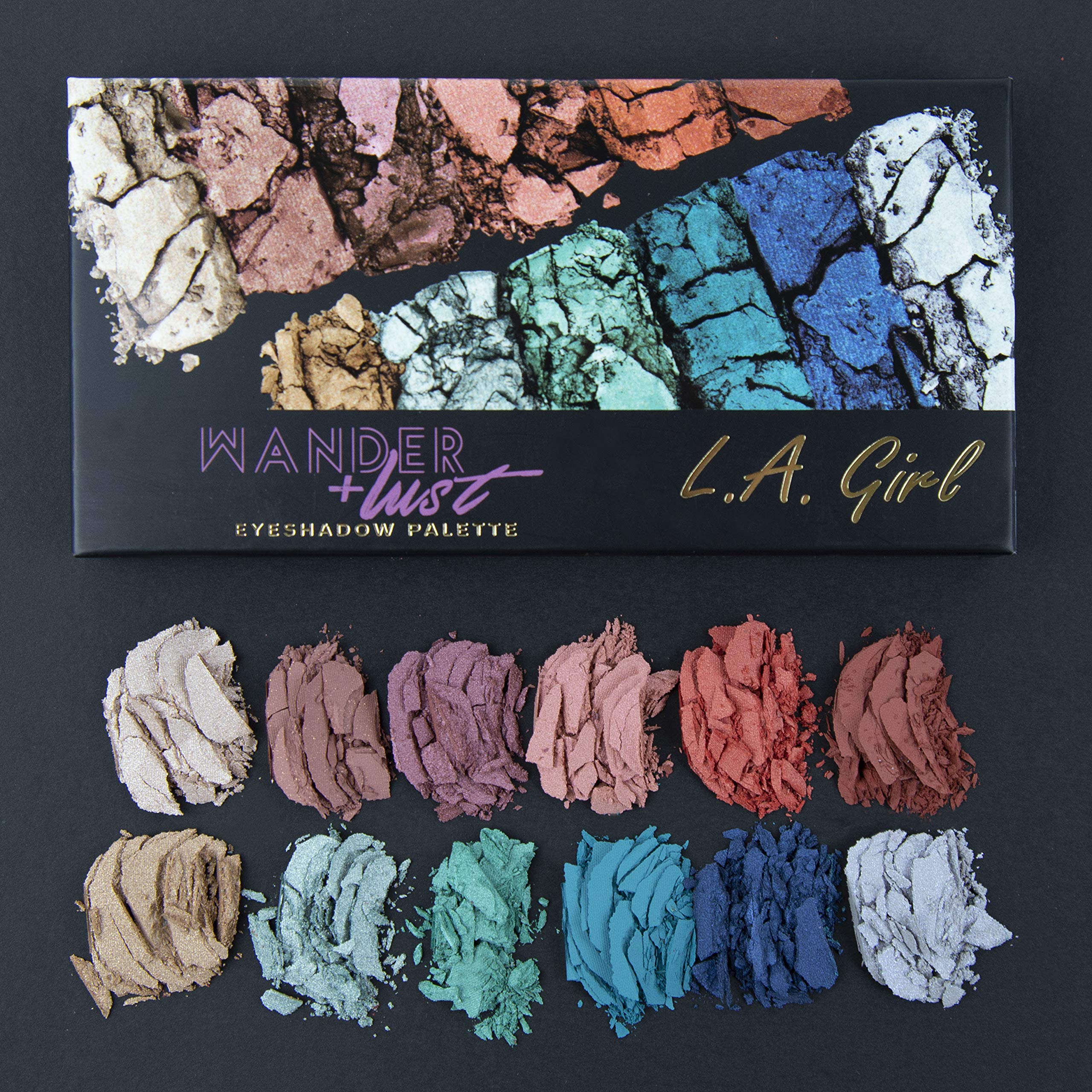 Foto 5 | Paleta De Sombras De Ojos L.a. Girl Fanatic Wanderlust, 1 G Con Espejo - Venta Internacional.