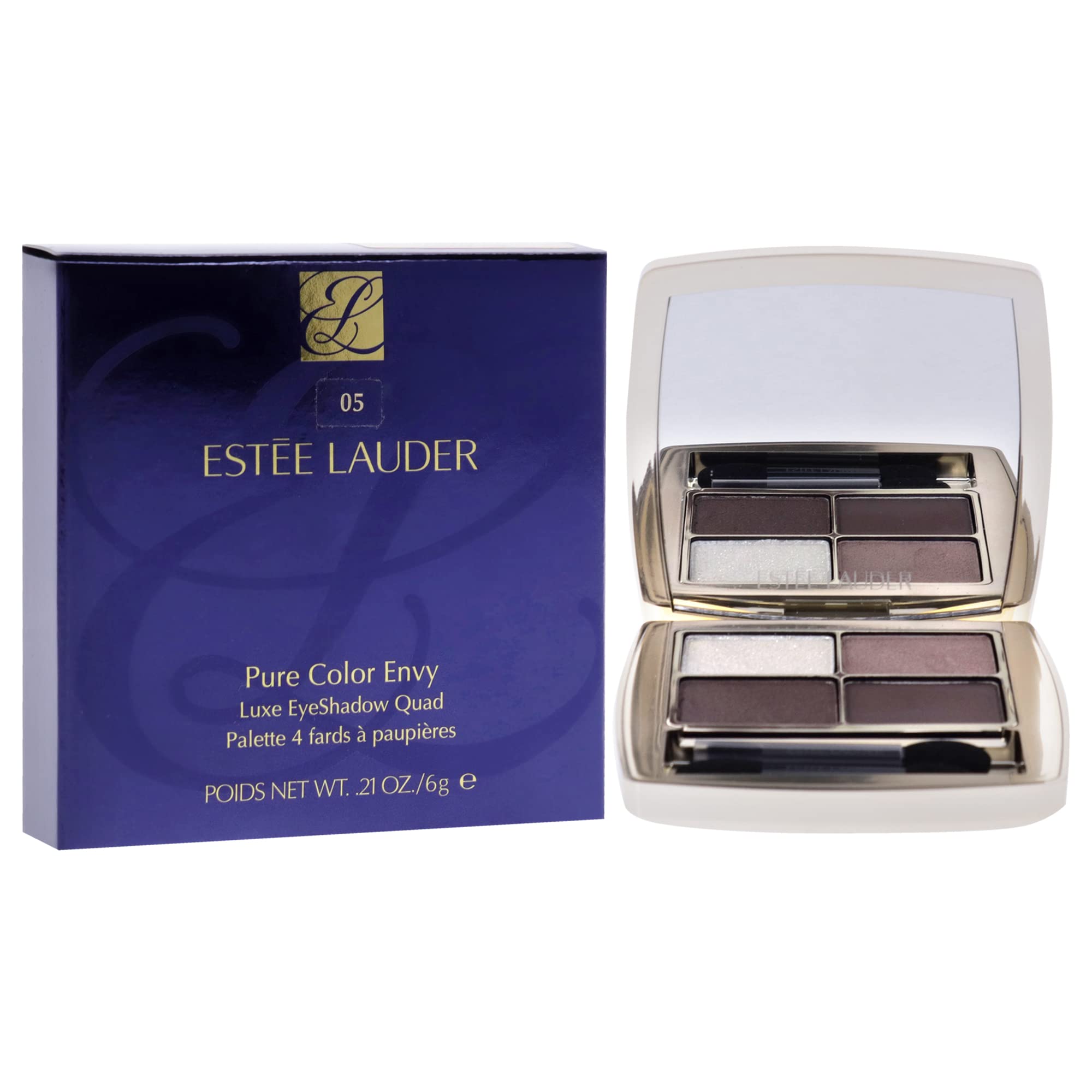 Foto 4 pulgar | Sombra De Ojos Estée Lauder Pure Color Envy Luxe Quad 05 Grey Haze - Venta Internacional.