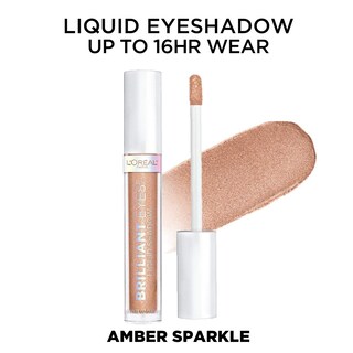 Foto 3 | Sombra De Ojos L'oreal Paris Brilliant Eyes Shimmer Amber, 3 Ml - Venta Internacional.