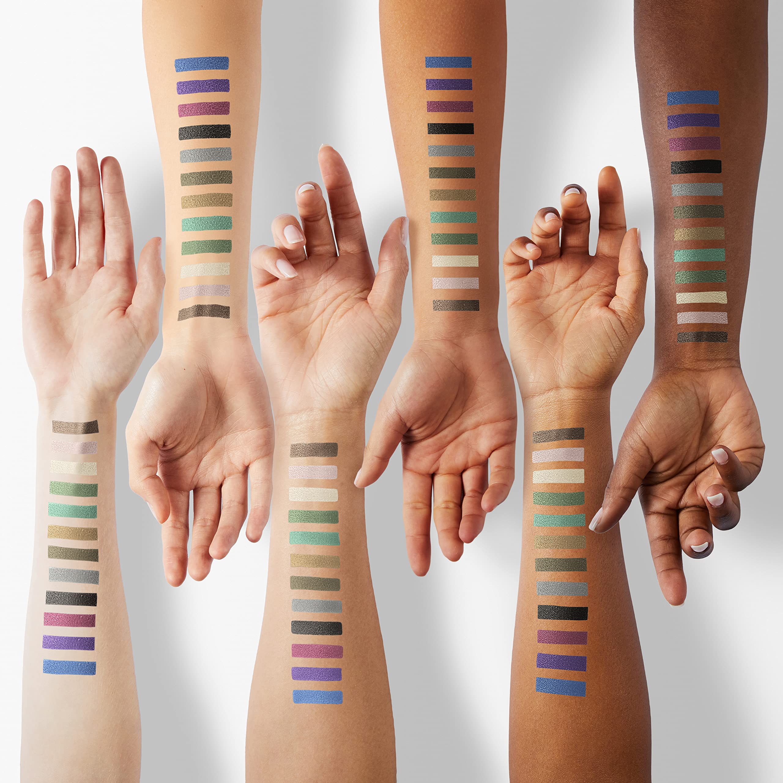 Foto 4 pulgar | Paleta De Sombras De Ojos L.a. Colors Smokin' 16 Color Powder 28 Ml - Venta Internacional.