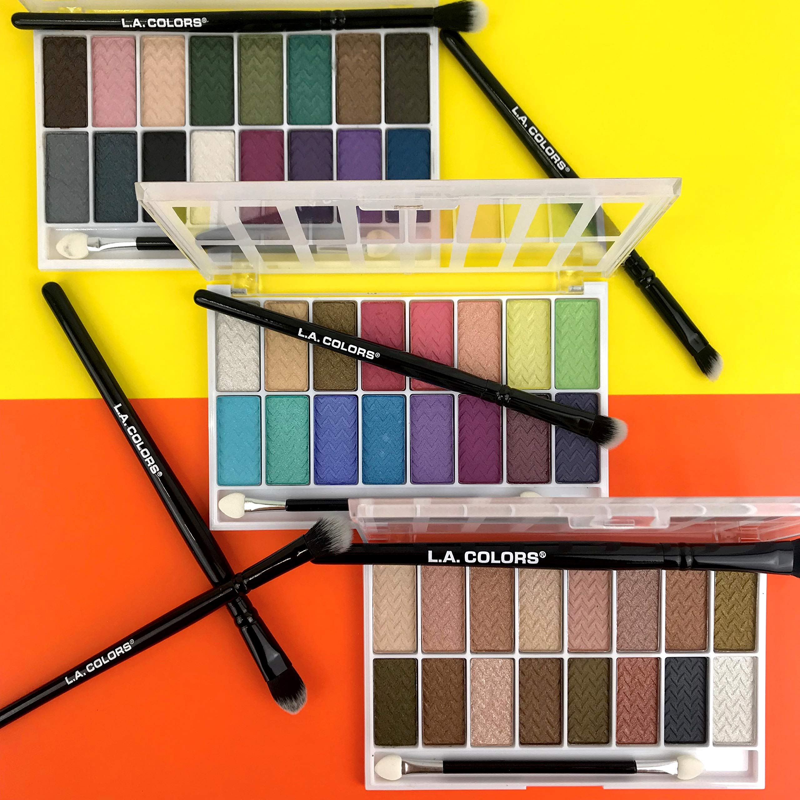 Foto 5 pulgar | Paleta De Sombras De Ojos L.a. Colors Smokin' 16 Color Powder 28 Ml - Venta Internacional.