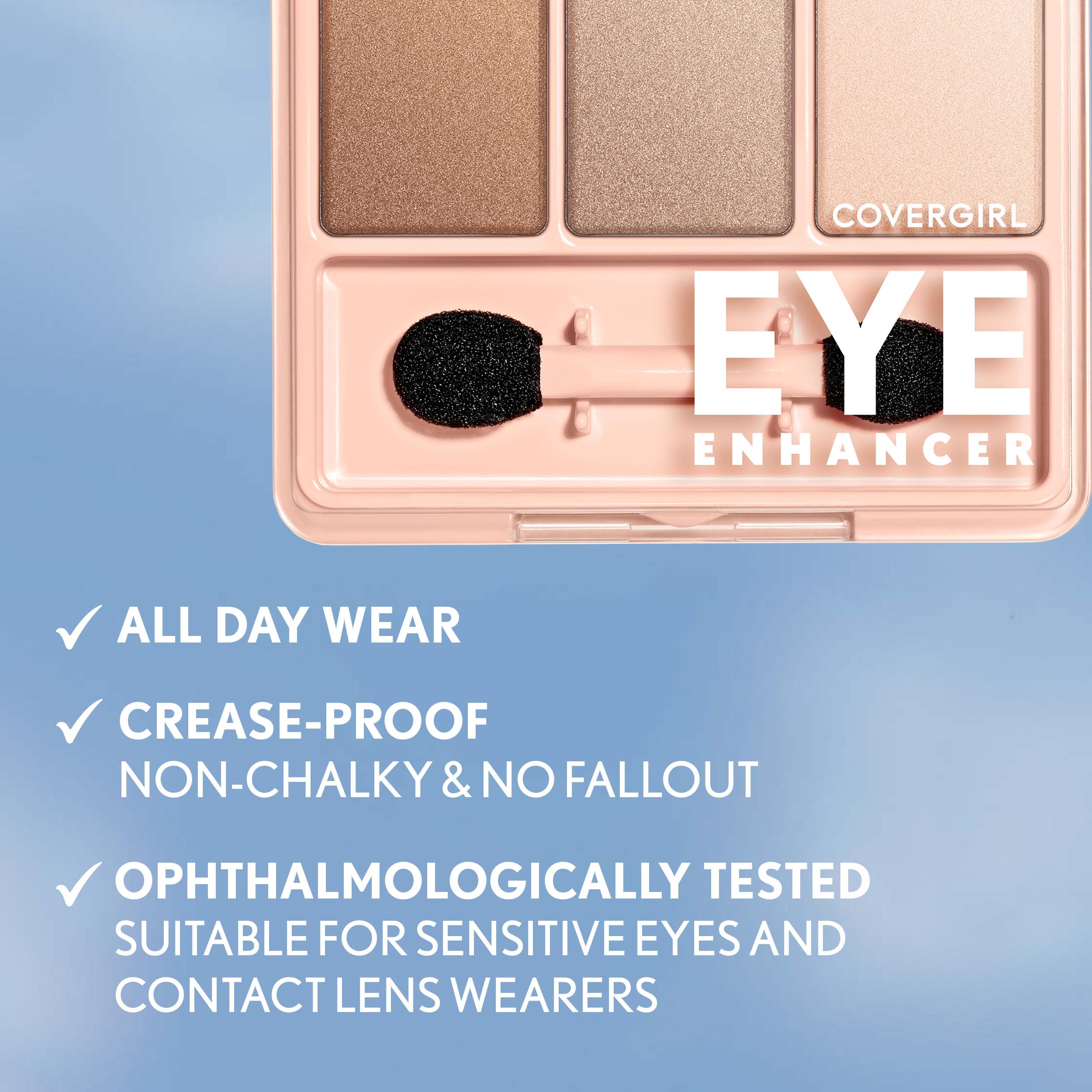 Foto 6 pulgar | Eyeshadow Covergirl Eye Enhancers, 1 Kit, Fórmula Sedosa Y Transparente - Venta Internacional.