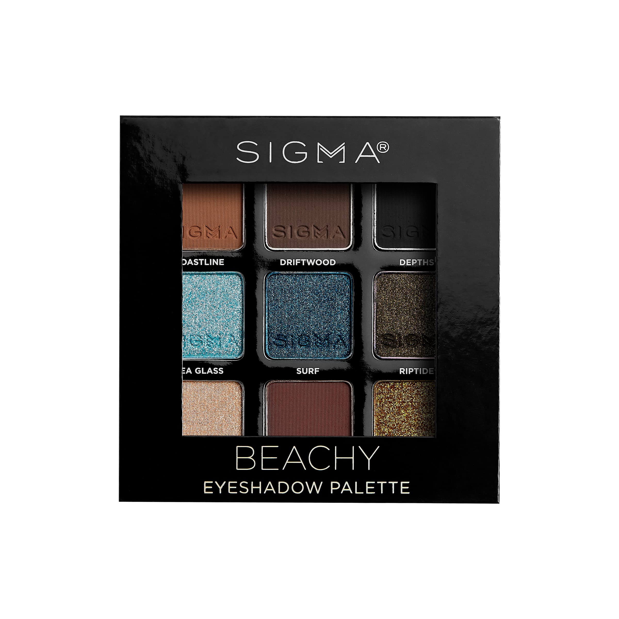 Paleta De Sombras De Ojos Sigma Beauty Beachy Apta Para Viajes - Venta Internacional.