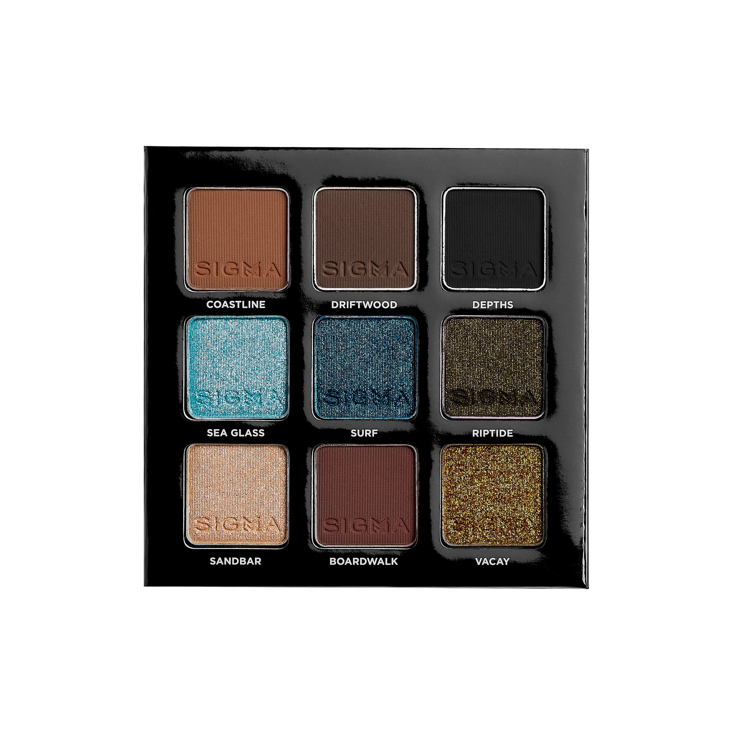 Foto 2 | Paleta De Sombras De Ojos Sigma Beauty Beachy Apta Para Viajes - Venta Internacional.