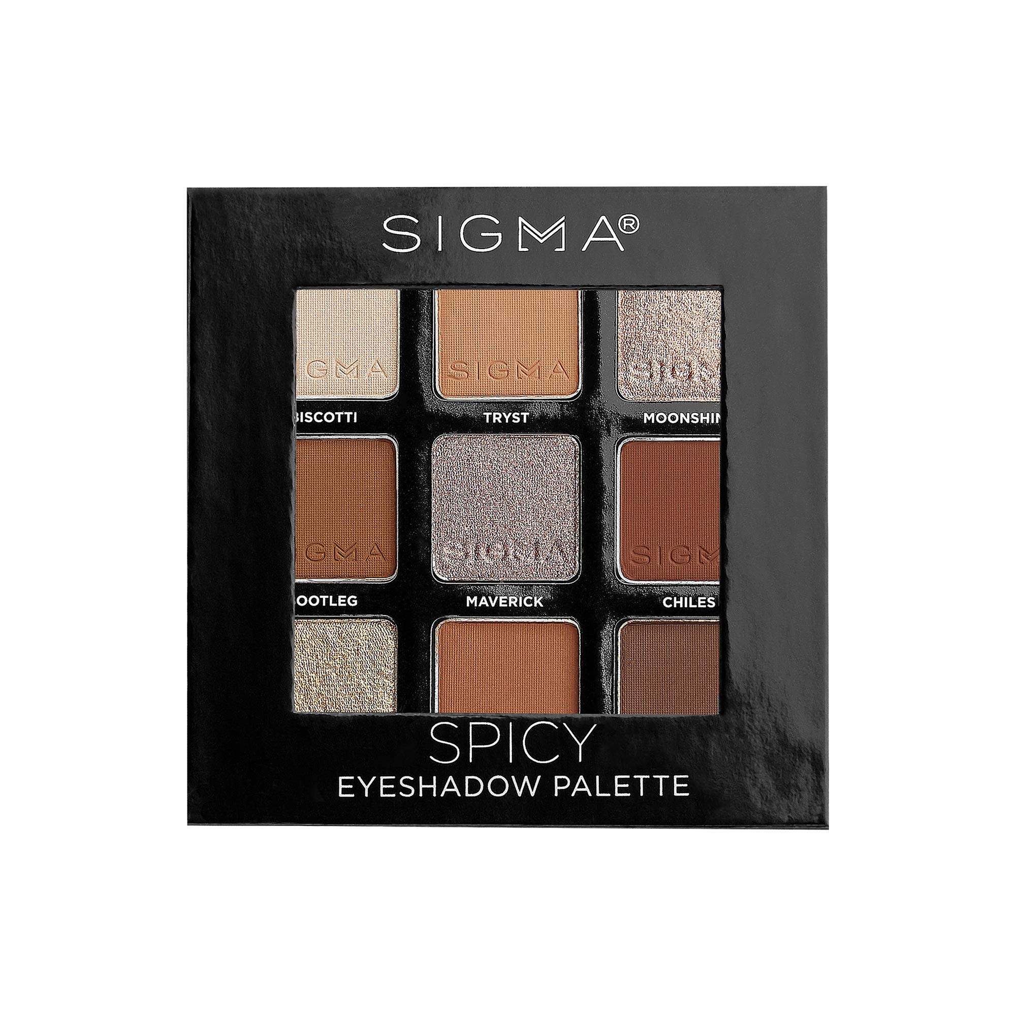 Paleta De Sombras De Ojos Sigma Beauty On-the-go Spicy 9 Tonos - Venta Internacional.