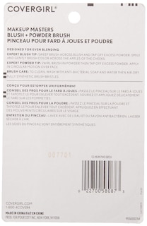 Foto 4 | Brocha De Maquillaje Covergirl Makeup Masters Con Cerdas Sintéticas - Venta Internacional.