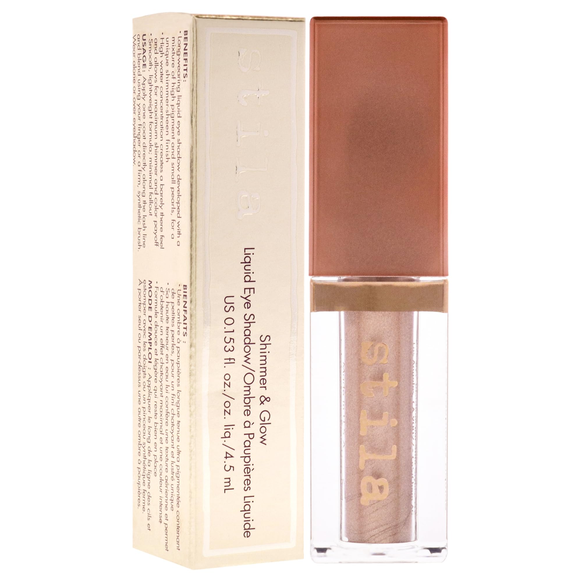 Foto 4 pulgar | Sombra De Ojos Líquida Stila Shimmer And Glow Original 4,5 Ml - Venta Internacional.