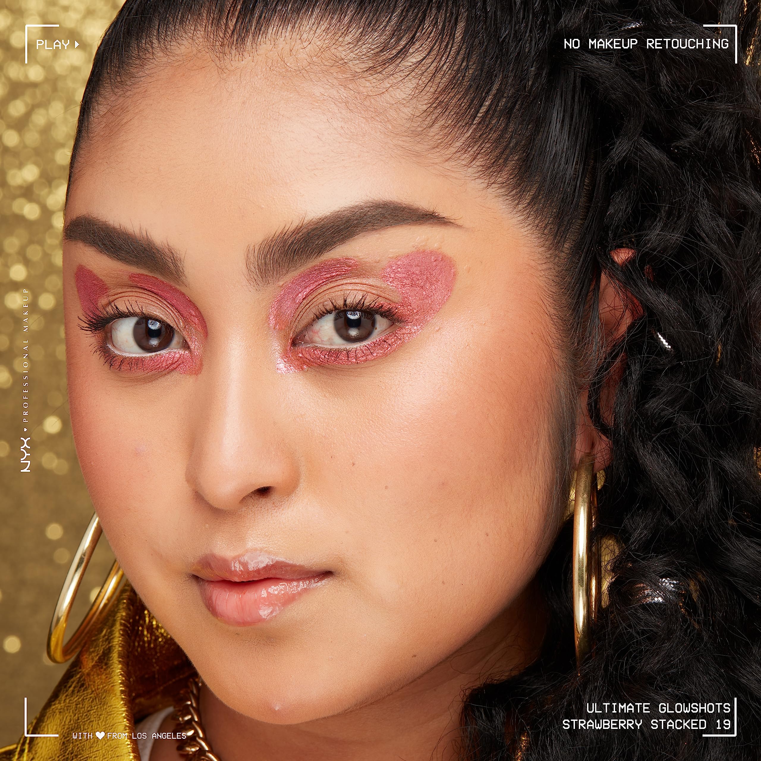 Foto 5 pulgar | Sombra De Ojos Nyx Professional Makeup Ultimate Glowshots Strawberry - Venta Internacional.